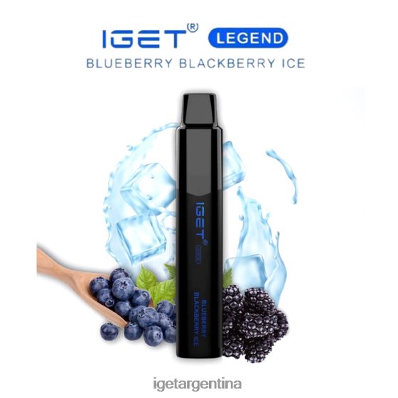 IGET Vape Argentina leyenda - 4000 inhalaciones arándano, mora, hielo J60FFH644