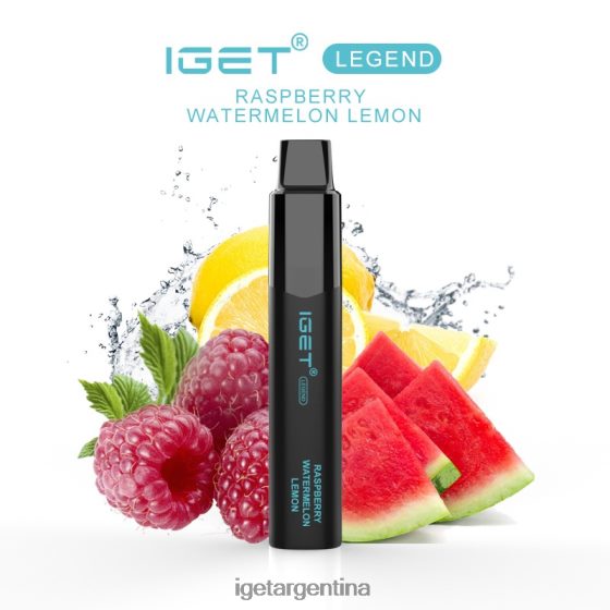 IGET Vape Argentina leyenda - 4000 inhalaciones frambuesa sandía limón J60FFH654