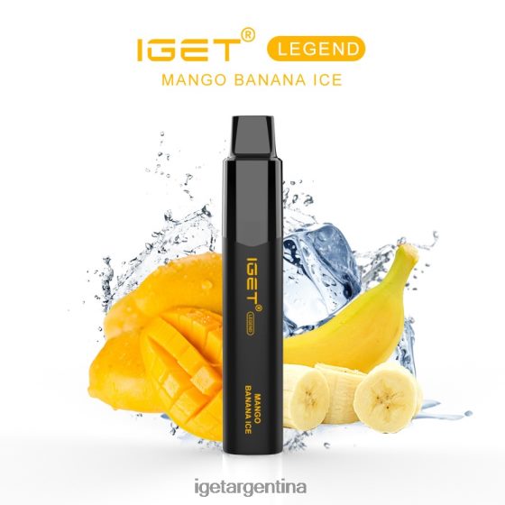 IGET Vape leyenda - 4000 inhalaciones hielo de mango y plátano J60FFH586