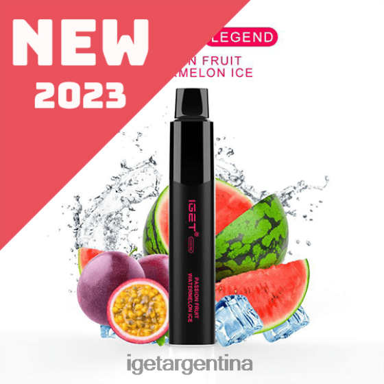 IGET Vape leyenda - 4000 inhalaciones hielo de sandía y maracuyá J60FFH656