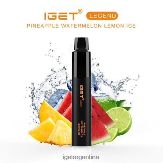 IGET Bar Shop leyenda - 4000 inhalaciones piña sandía limón hielo J60FFH662