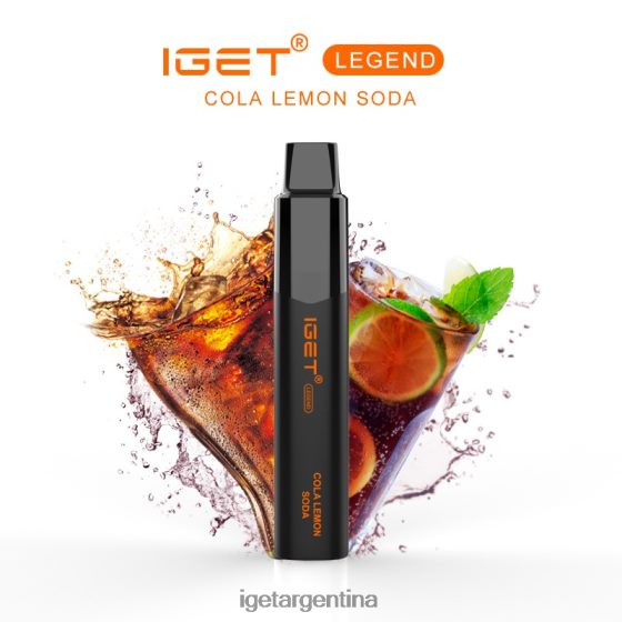 IGET Vape leyenda - 4000 inhalaciones refresco de cola y limón J60FFH576