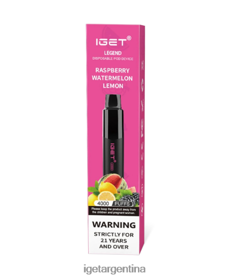 IGET Vape Online tengo leyenda frambuesa sandía limón J60FFH194