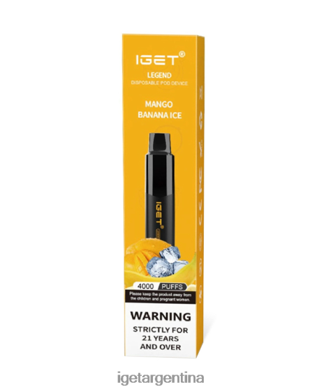 IGET Bar Online tengo leyenda hielo de mango y plátano J60FFH185