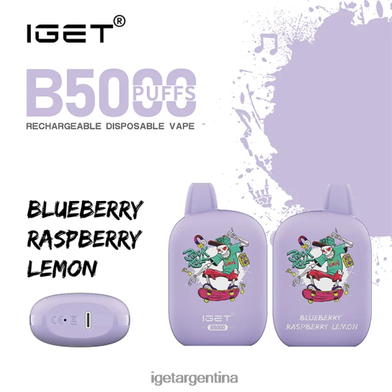 IGET Bar Shop obtener b5000 arándano frambuesa limón J60FFH308