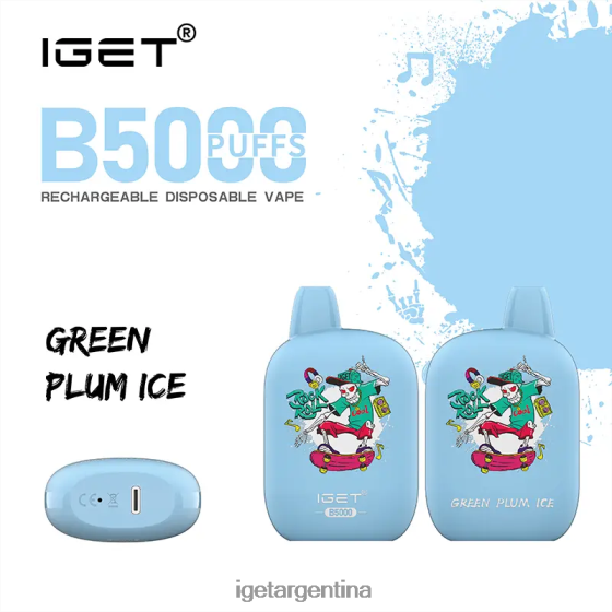IGET Bar obtener b5000 hielo de ciruela verde J60FFH311