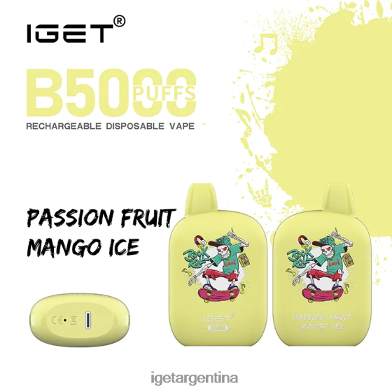 IGET Vape obtener b5000 hielo de mango y maracuyá J60FFH312