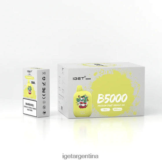 IGET Vape obtener b5000 hielo de mango y maracuyá J60FFH312