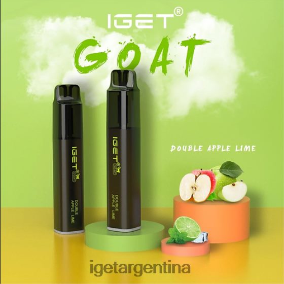 IGET Bar Shop cabra - 5000 inhalaciones lima manzana doble J60FFH572