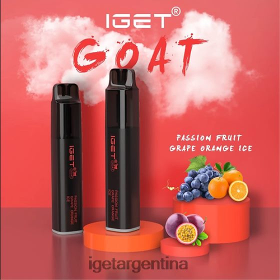 IGET Online cabra - 5000 inhalaciones maracuyá uva naranja hielo J60FFH657