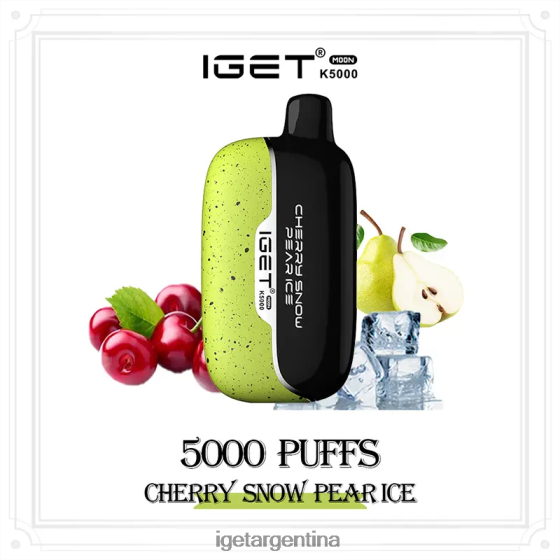 IGET Bar Online luna 5000 inhalaciones cereza nieve pera hielo J60FFH215
