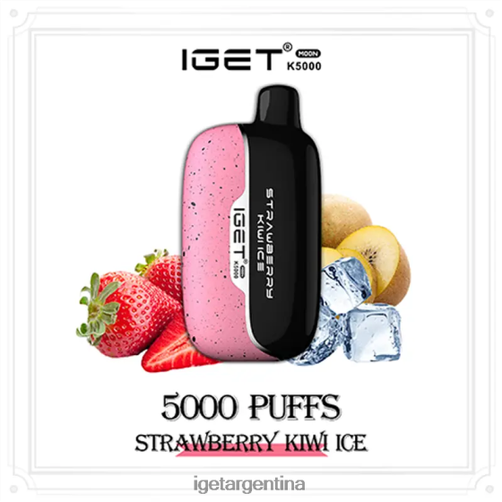 IGET Bar Shop luna 5000 inhalaciones hielo de fresa y kiwi J60FFH228