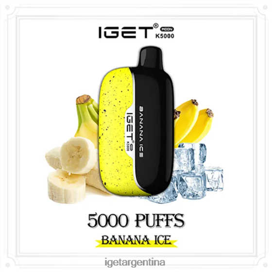 IGET Bar luna 5000 inhalaciones hielo de plátano J60FFH221