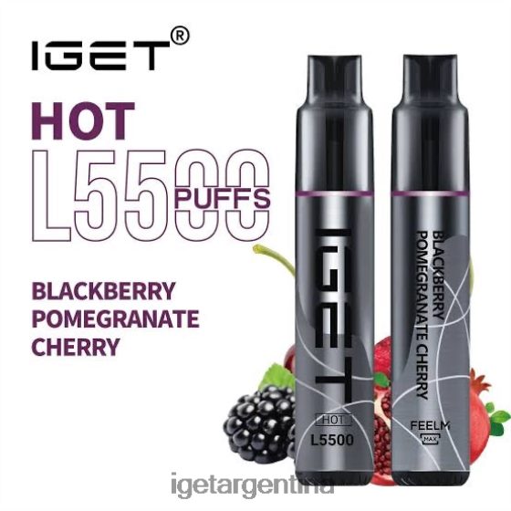 IGET Vape Me calenté - 5500 inhalaciones Mora J60FFH466