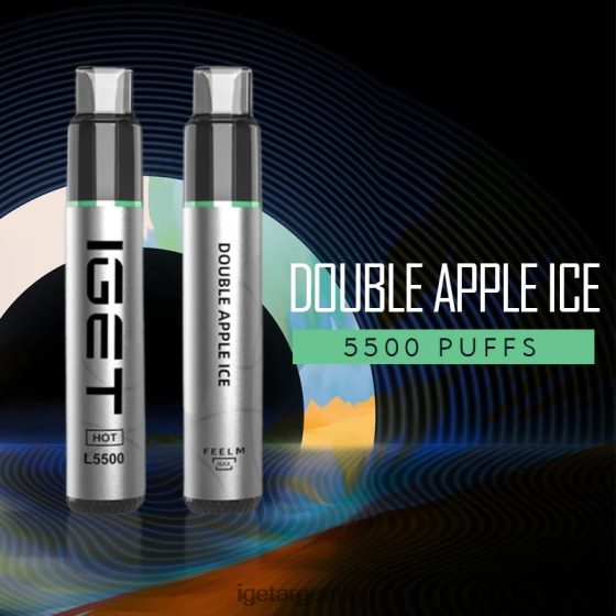 IGET Online Me calenté - 5500 inhalaciones doble hielo de manzana J60FFH557