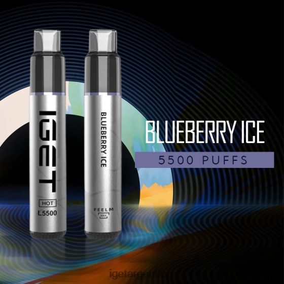 IGET Bar Shop Me calenté - 5500 inhalaciones hielo de arándanos J60FFH522