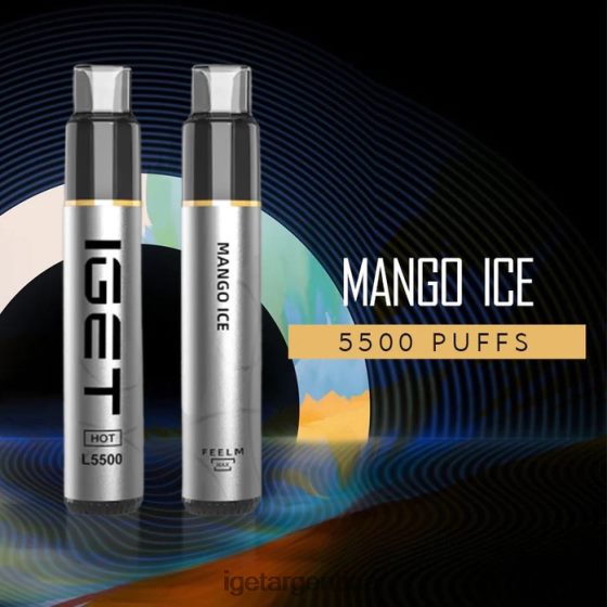 IGET Vape Me calenté - 5500 inhalaciones hielo de mango J60FFH446