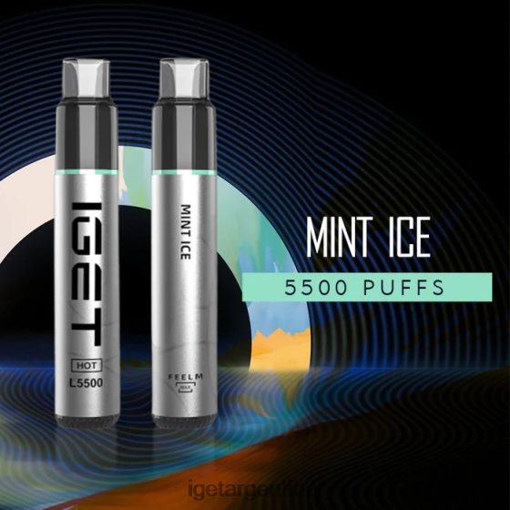 IGET Vape Me calenté - 5500 inhalaciones hielo de menta J60FFH436