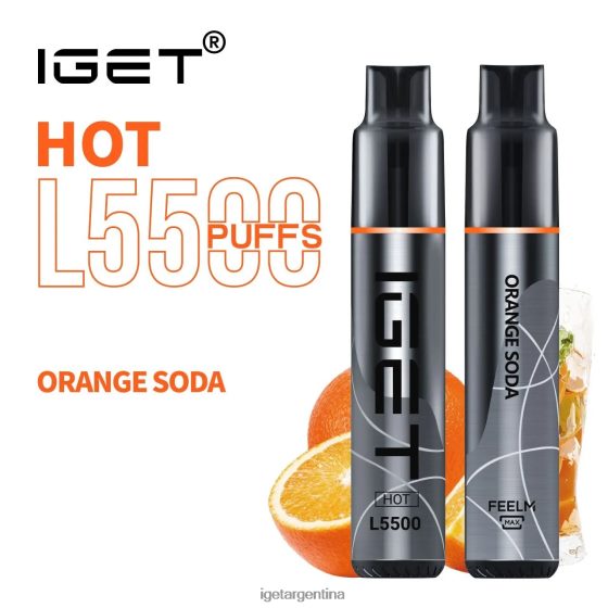 IGET Shop Me calenté - 5500 inhalaciones soda de naranja J60FFH481