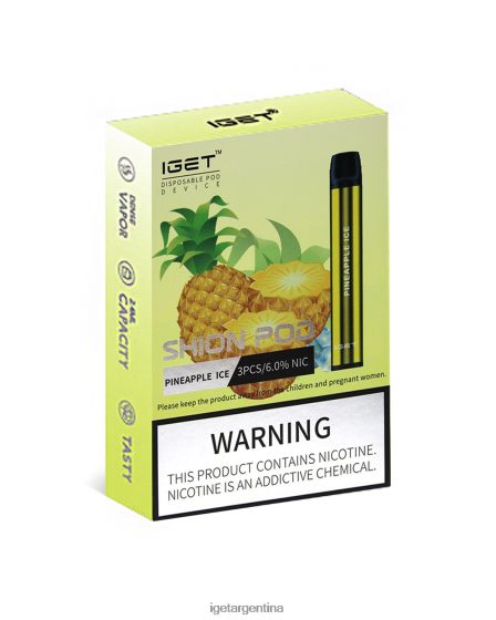 IGET Vape Online 3 x shion hielo de piña J60FFH24