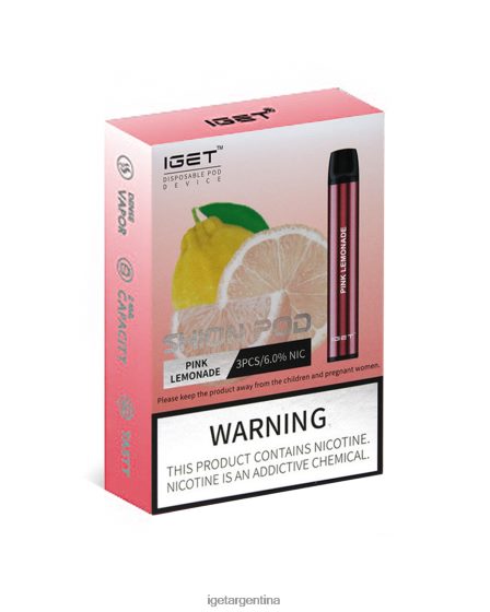 IGET Bar Online 3 x shion limonada rosa J60FFH25