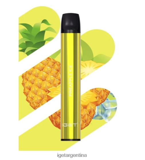 IGET Vape Argentina shion - 600 inhalaciones hielo de piña J60FFH544