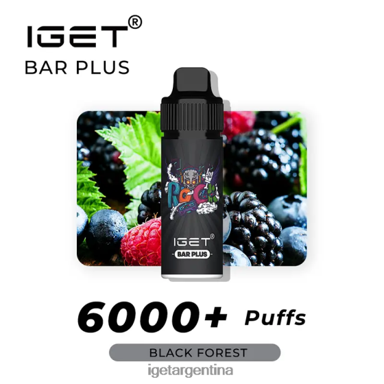 IGET Online barra plus 6000 caladas bosque Negro J60FFH233