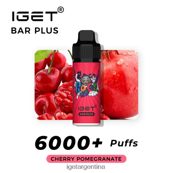 IGET Online barra plus 6000 caladas granada cereza J60FFH243