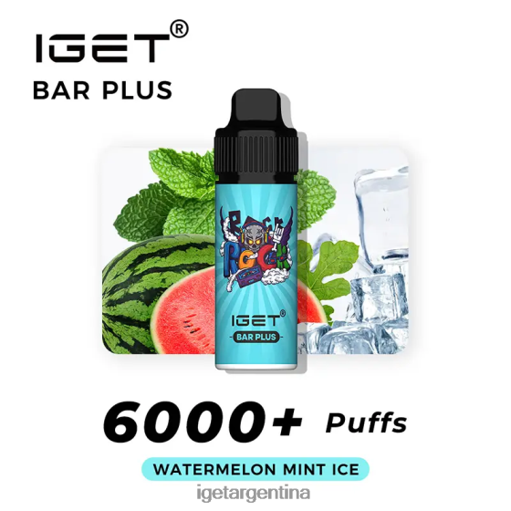 IGET Bar Shop barra plus 6000 caladas sandia hielo de menta J60FFH248