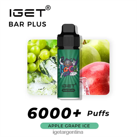 IGET Shop barra plus - 6000 inhalaciones hielo de uva de manzana J60FFH591