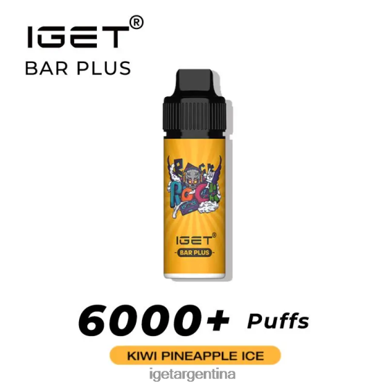 IGET Vape Shop barra plus - 6000 inhalaciones kiwi piña J60FFH580