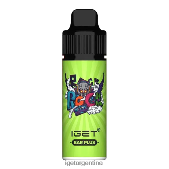 IGET Vape Argentina barra plus - 6000 inhalaciones manzana doble J60FFH564