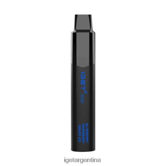 IGET Vape Online Legend 4000 inhalaciones sin nicotina mora frambuesa uva hielo J60FFH398